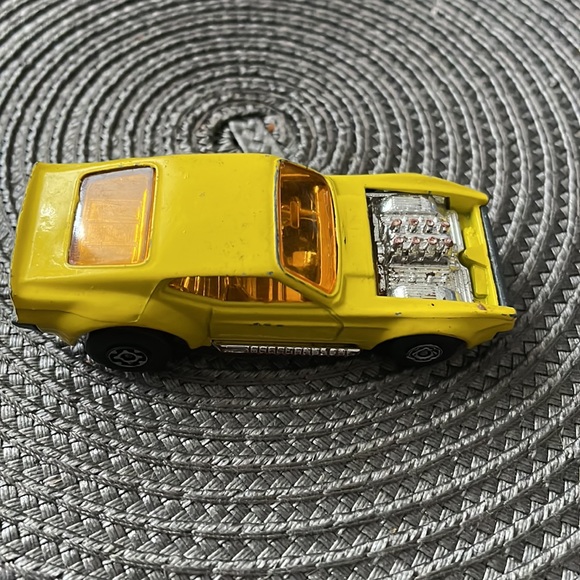 Lesney Matchbox Superfast Boss Mustang No.44 1972 Yellow Made in United Kingdom - Picture 2 of 4